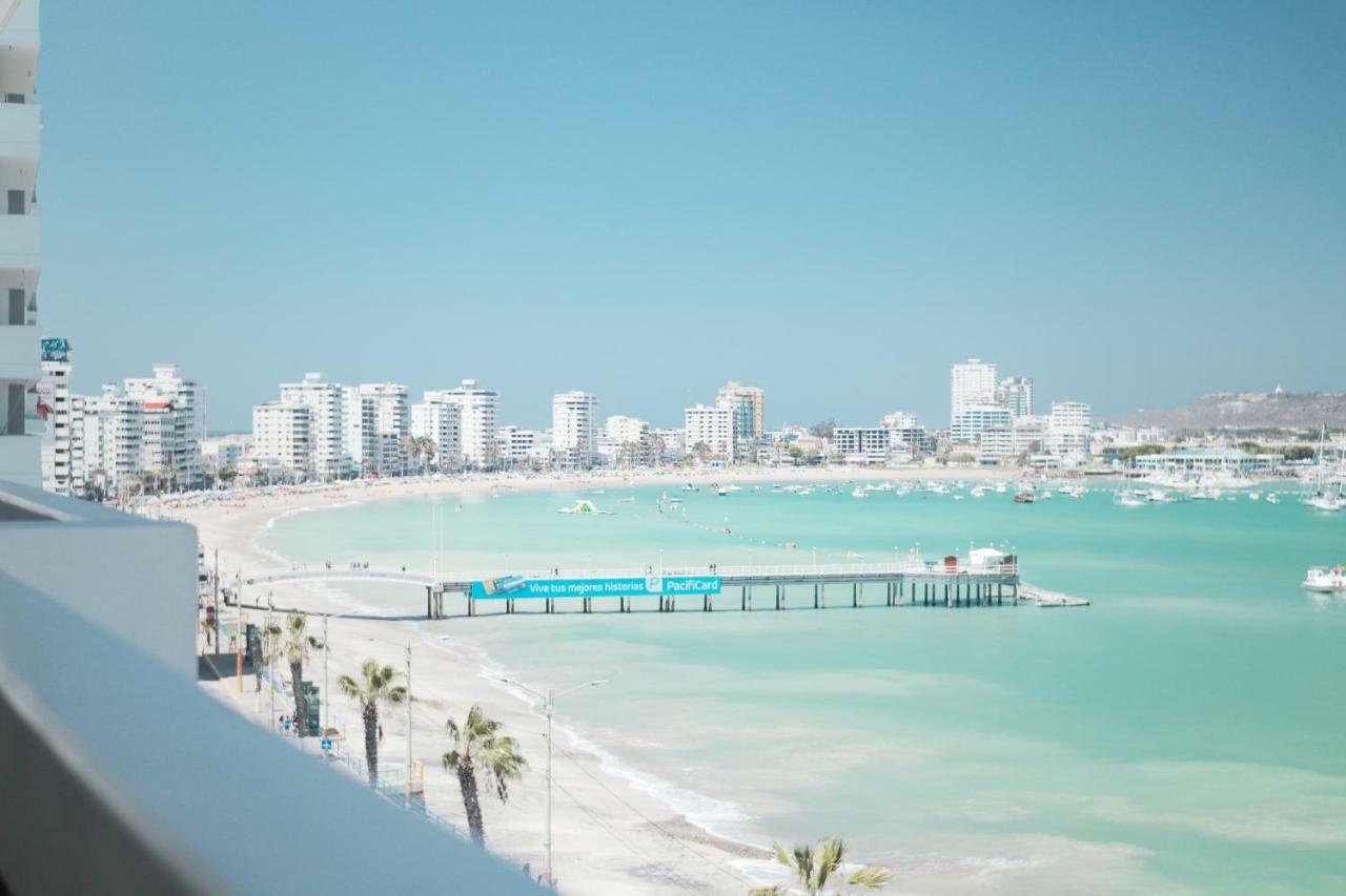 Departamento Completo Frente Al Mar San Lorenzo Salinas Салинас Екстериор снимка